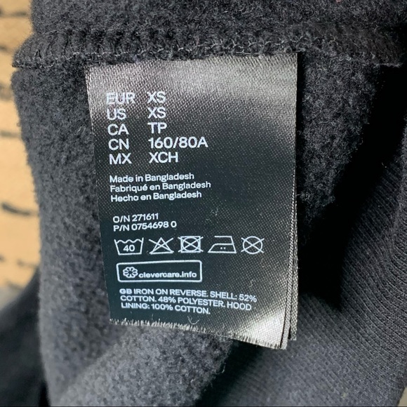 H&M Divided E.T. motion Picture Graphics Crop Hoodie Sweatshirt - Picture 9 of 9